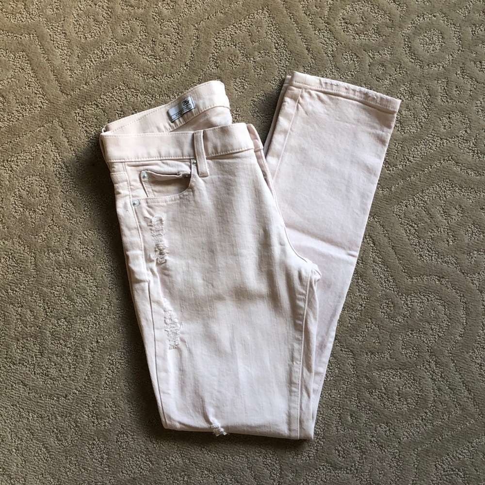 GAP Light Pink Girlfriend Jeans
